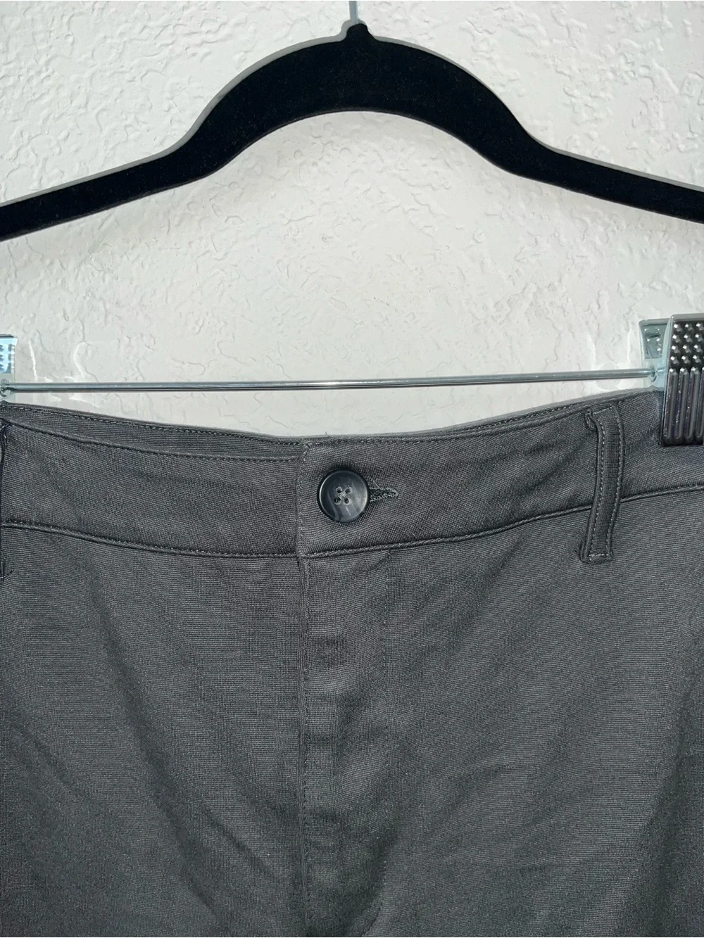 True Classic dark gray men’s shorts